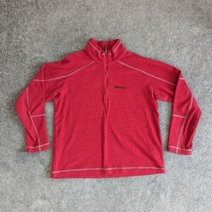 Marmot red fleece pullover kid's XLarge